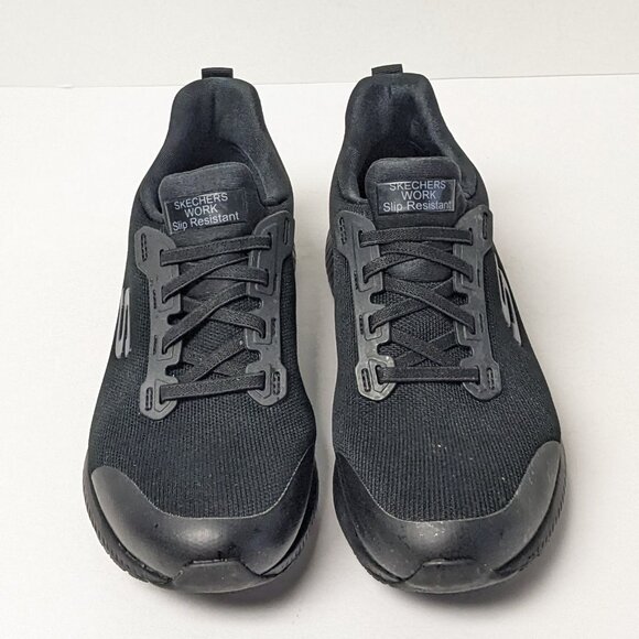 Skechers Work Squad Slip Resistant Sneakers, Black, Women's 7 M - Picture 3 of 7
